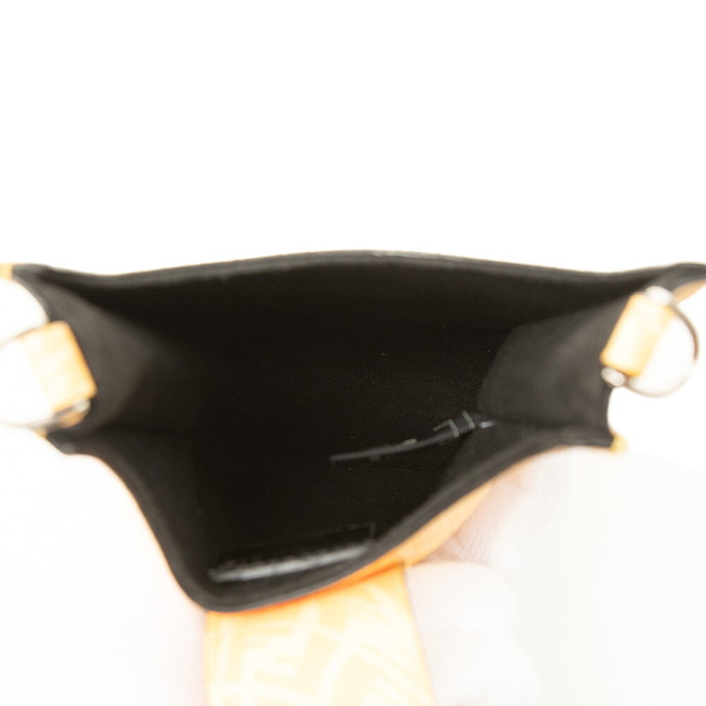 Fendi FF Vertigo Crossbody Shoulder Bag, Phone Shoulder, 7AR988, Yellow Leath... - Picture 4 of 6
